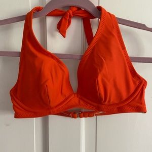 Orange bathing top
